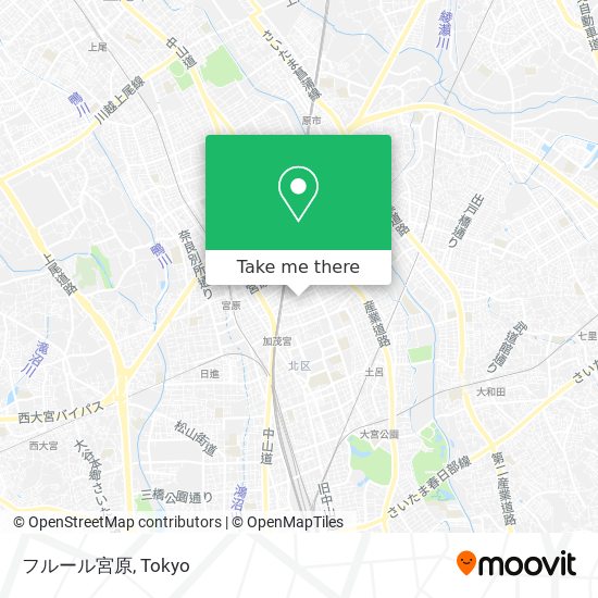 フルール宮原 map