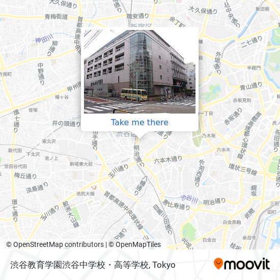 渋谷教育学園渋谷中学校・高等学校 map