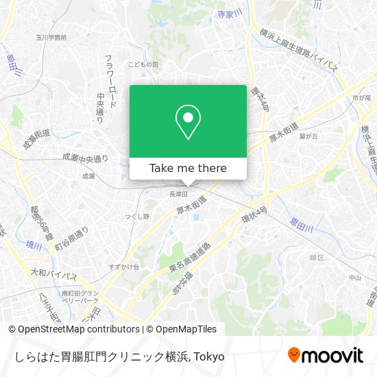 しらはた胃腸肛門クリニック横浜 map