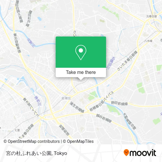 宮の杜ふれあい公園 map