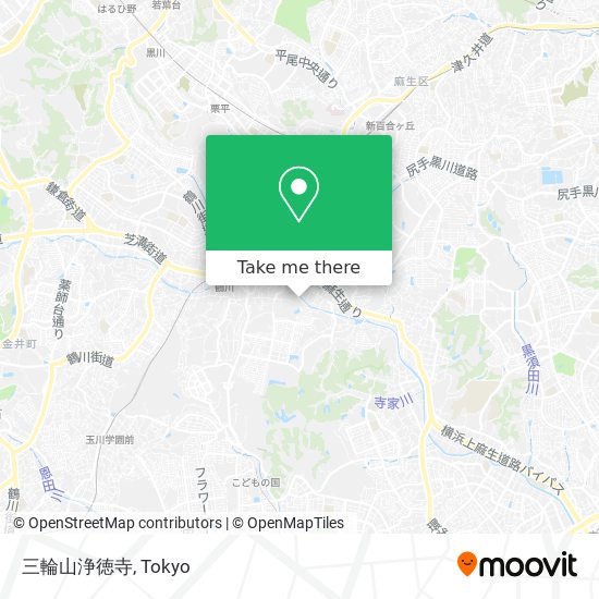 三輪山浄徳寺 map