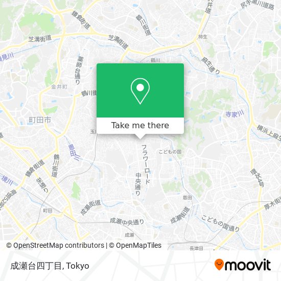 成瀬台四丁目 map