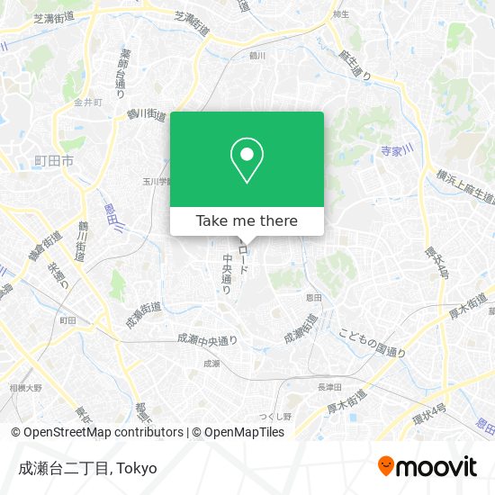成瀬台二丁目 map