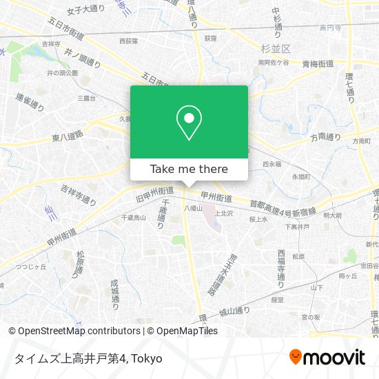 タイムズ上高井戸第4 map
