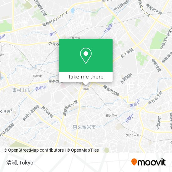 清瀬 map