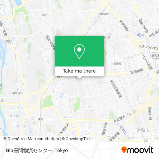 Glp座間物流センター map