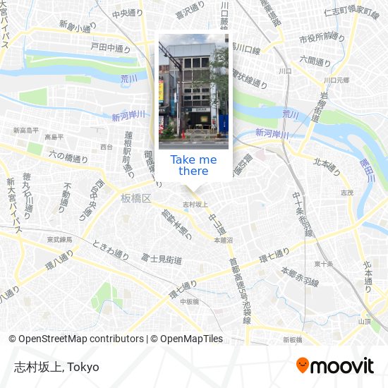 志村坂上 map