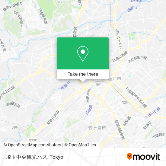 埼玉中央観光パス map
