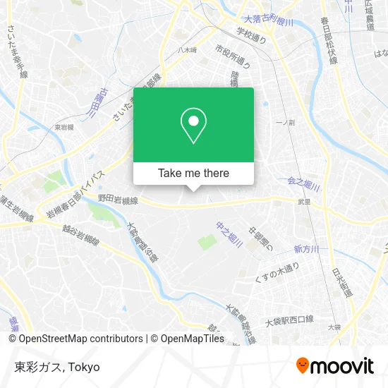 東彩ガス map