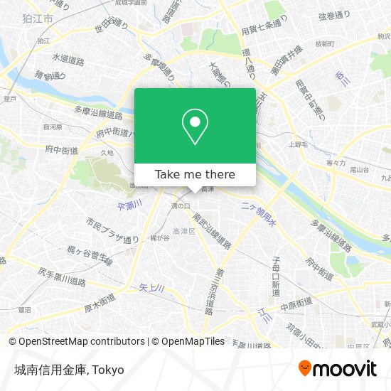 城南信用金庫 map