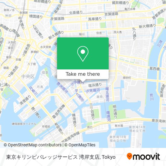 東京キリンビバレッジサービス 湾岸支店 map