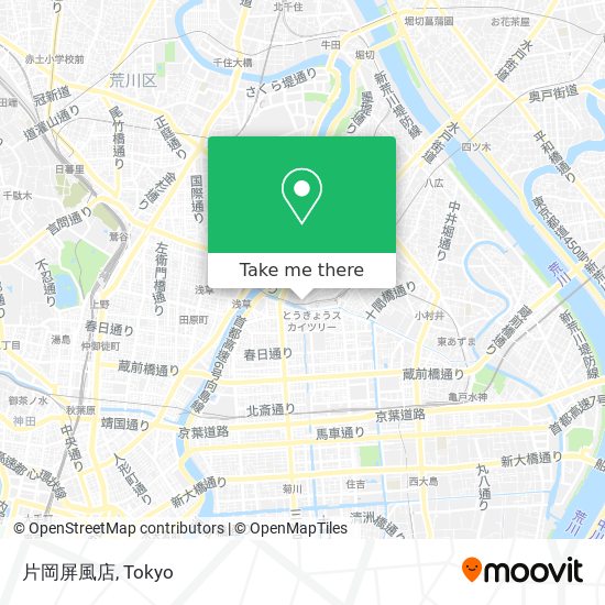 片岡屏風店 map