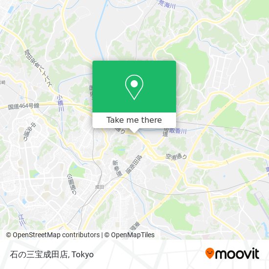石の三宝成田店 map