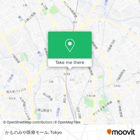 かものみや医療モール map