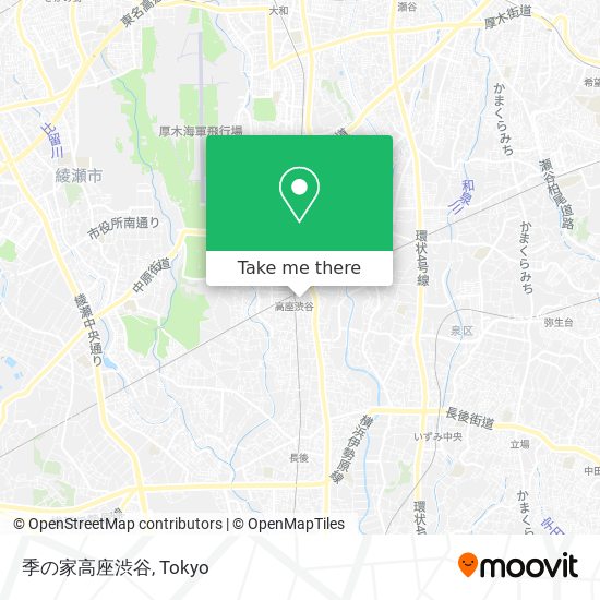 季の家高座渋谷 map