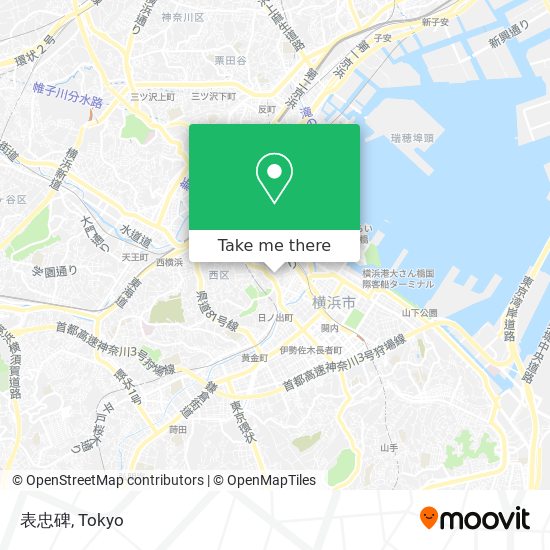 表忠碑 map