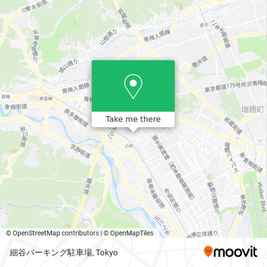 細谷パーキング駐車場 map