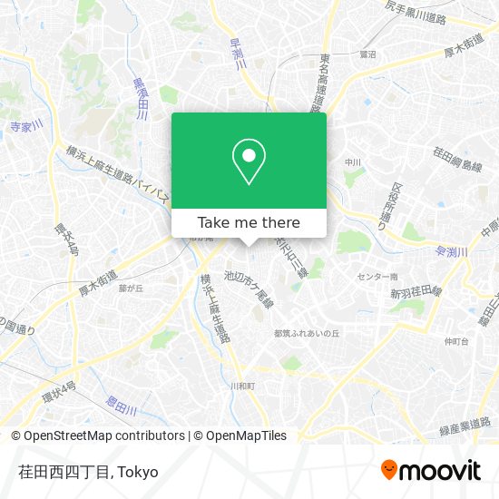 荏田西四丁目 map