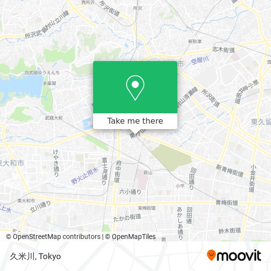 久米川 map