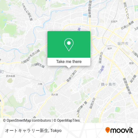 オートキャラリー新生 map