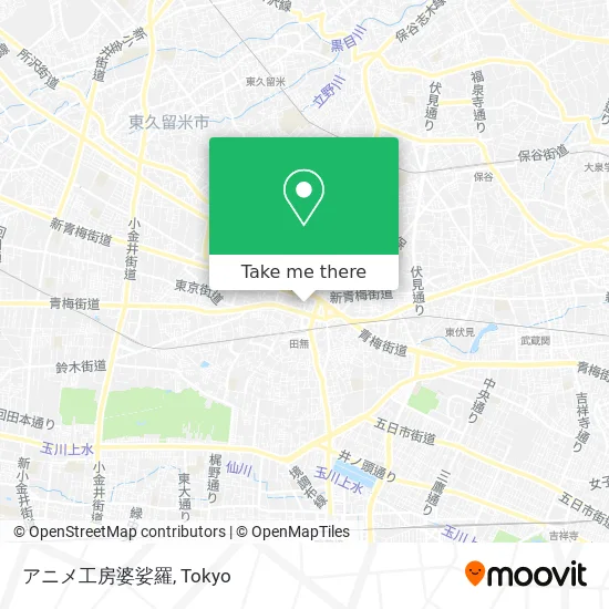 アニメ工房婆娑羅 map