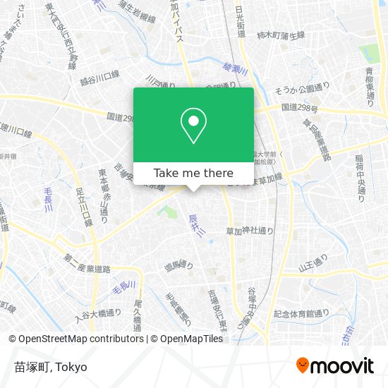 苗塚町 map