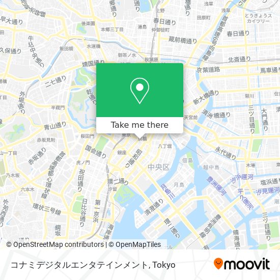 コナミデジタルエンタテインメント map