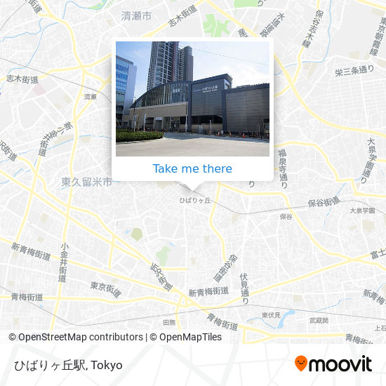 ひばりヶ丘駅 map