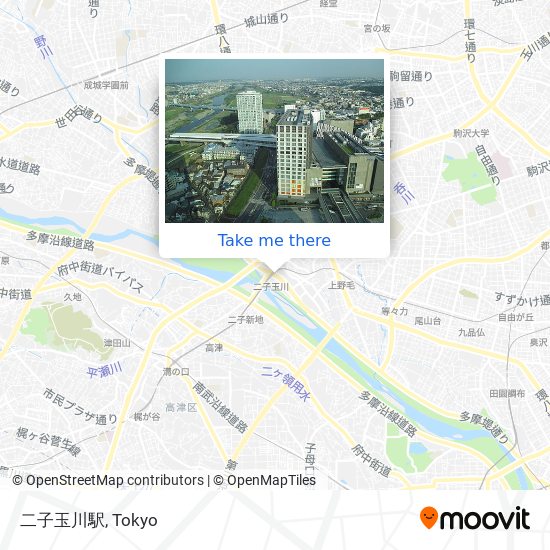 二子玉川駅 map