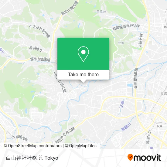 白山神社社務所 map