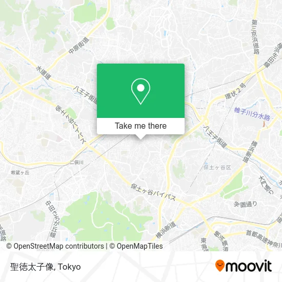 Prince Shotoku Statue map