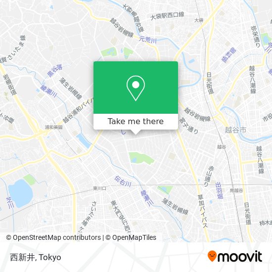 西新井 map