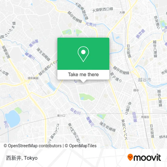 西新井 map