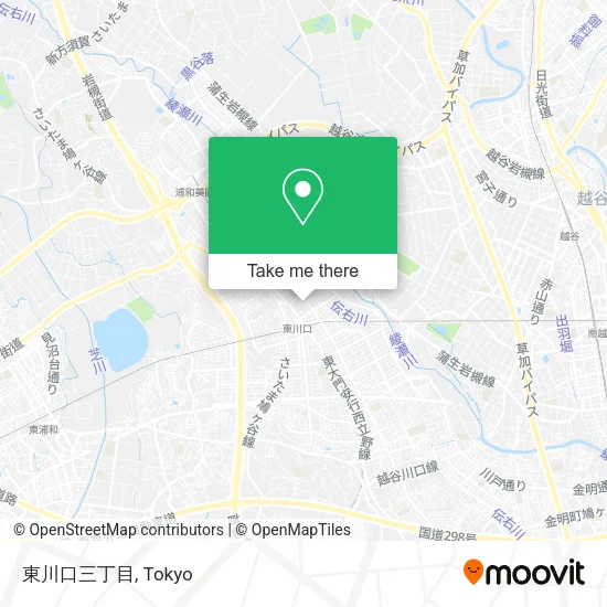 東川口三丁目 map