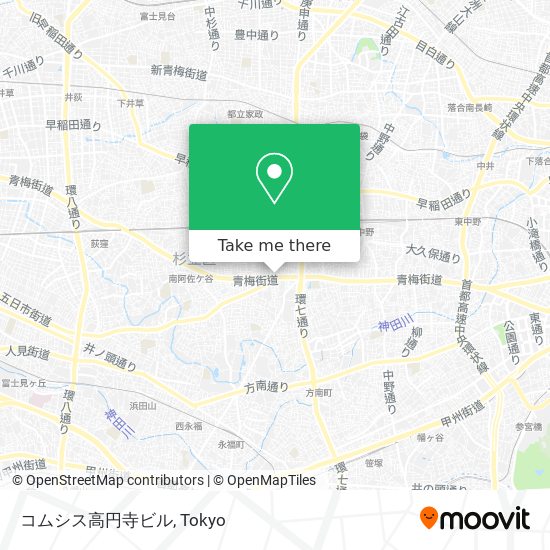 コムシス高円寺ビル map