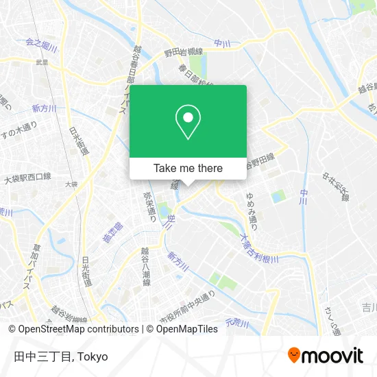 田中三丁目 map