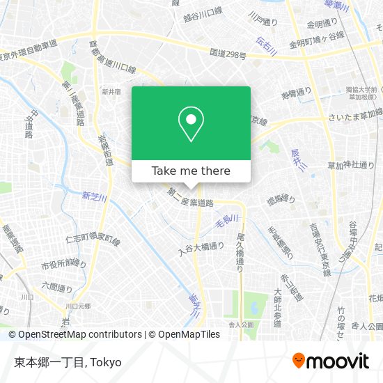 東本郷一丁目 map
