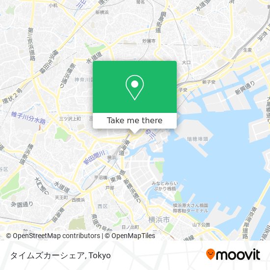 タイムズカーシェア map