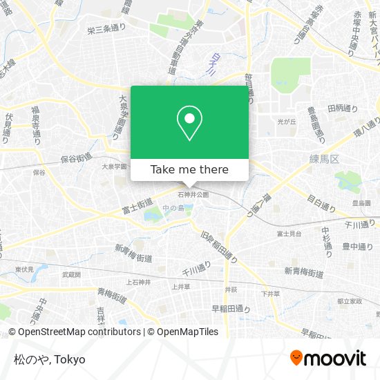 松のや map