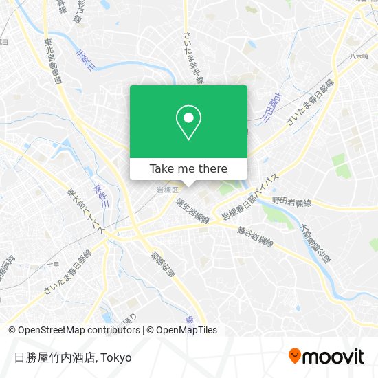 日勝屋竹内酒店 map