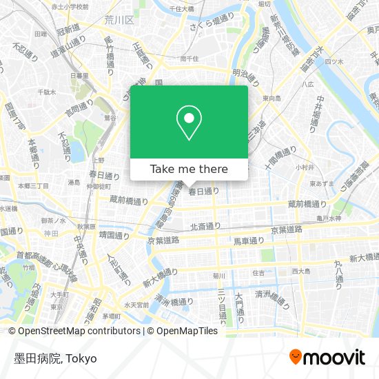 墨田病院 map