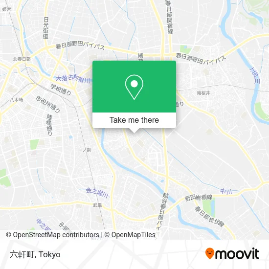 六軒町 map