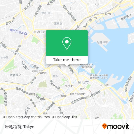 岩亀稲荷 map