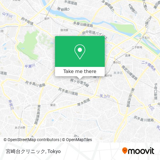 宮崎台クリニック map
