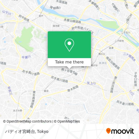 パディオ宮崎台 map