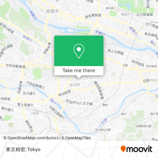 東京精密 map