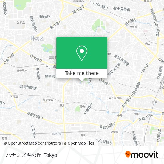 ハナミズキの丘 map