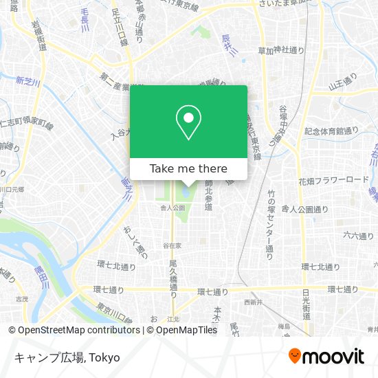 キャンプ広場 map