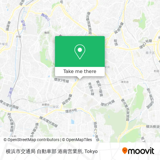 横浜市交通局 自動車部 港南営業所 map