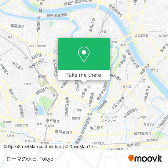 ローマの休日 map